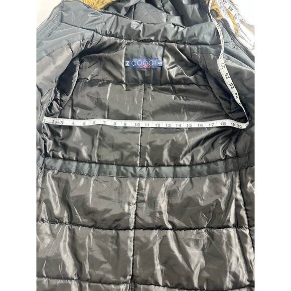 Coogi Kids Size 14 16 Black Winter Parka Puffer Coat Removeable Hood - Picture 9 of 13
